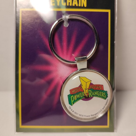Power Rangers Official Metal Enamel Keychain - Picture 1 of 3